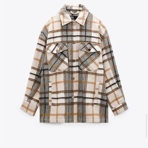 Zara oversized shacket